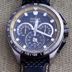 Pulsar Chronograph 100m Men's Watch